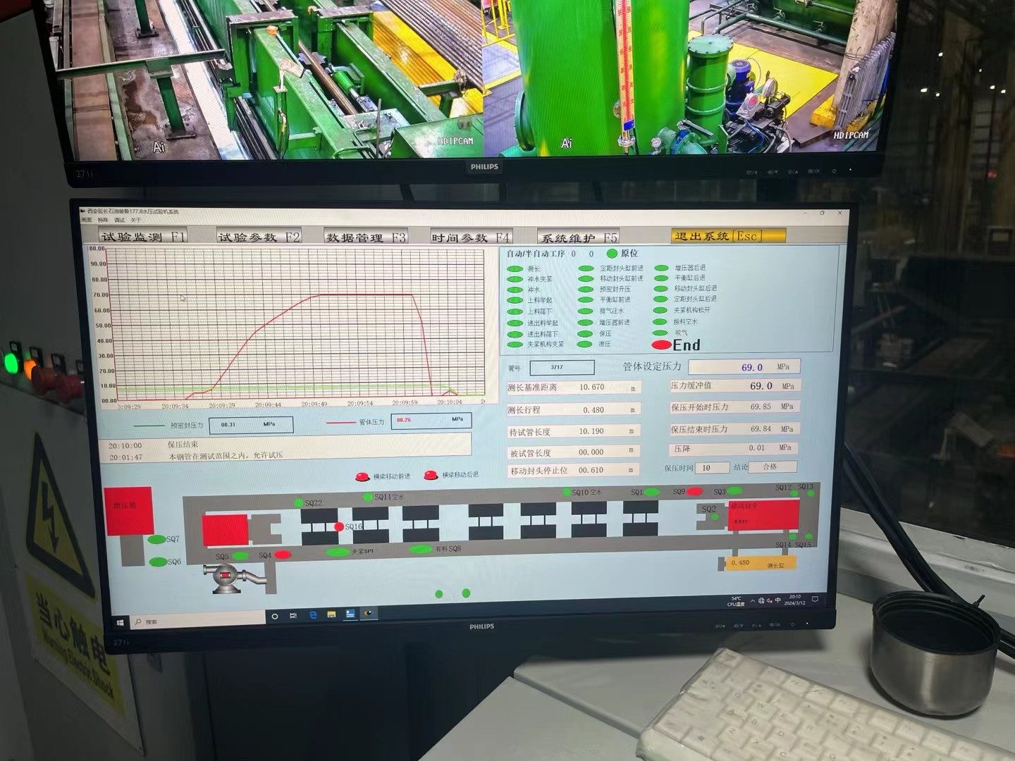 equipamento de teste hidrostático para tubos